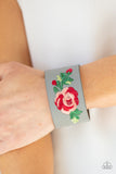 Paparazzi Rebel Rose - Silver Wrap Bracelet