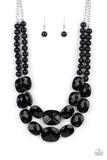 Paparazzi Resort Ready - Black Necklace