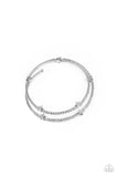 Paparazzi Let Freedom BLING - White Bracelet