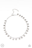 Paparazzi Musically Minimalist - Silver Choker Necklace