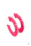 Paparazzi Everybody Conga! - Pink Hoop Earring
