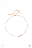 Paparazzi Dynamically Dainty - Copper Choker Necklace