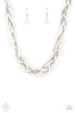 Paparazzi Royal Reminiscence - White Pearl Necklace