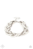 Paparazzi Vintage Variation - White Pearl Bracelet