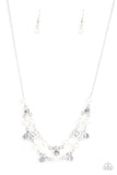 Paparazzi Royal Announcement - White Pearl Necklace