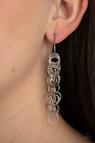 Paparazzi Long Live The Rebels - Silver Earrings