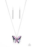 Paparazzi The Social Butterfly Effect - Purple Necklace