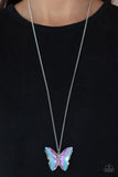 Paparazzi The Social Butterfly Effect - Purple Necklace