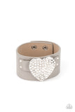 Paparazzi Flauntable Flirt - Silver Wrap Bracelet