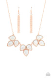 Paparazzi Prairie Fairytale - Rose Gold Necklace