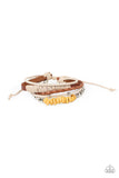 Paparazzi Keep At ROAM Temperature - Yellow Bracelet