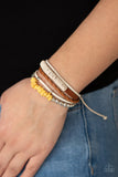 Paparazzi Keep At ROAM Temperature - Yellow Bracelet