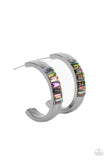 Paparazzi Bursting With Brilliance - Mult Hoop Earring