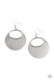 Paparazzi Fan Girl Glam - Silver Earring