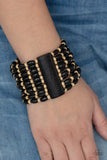 Paparazzi Cayman Carnival - Black Bracelet