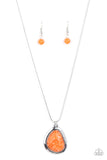 Paparazzi Canyon Oasis - Orange Necklace