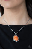 Paparazzi Canyon Oasis - Orange Necklace