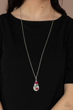 Paparazzi Pop Goes the Perennial - Pink Necklace
