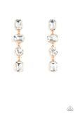 Paparazzi Cosmic Heiress - Gold Earrings