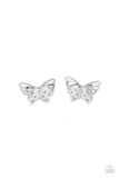 Paparazzi Flutter Fantasy - Silver Earrings