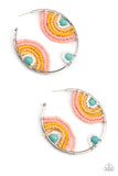 Paparazzi Rainbow Horizons - Multi SeedBead Earrings
