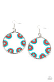 Paparazzi Off The Rim - Blue SeedBead Earrings