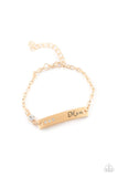 Paparazzi Mom Always Knows - Gold Bracelet