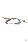 Paparazzi WISH This Way - Blue Bracelet