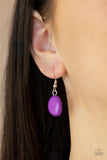 Paparazzi Flirty Fashionista - Purple Heart Necklace