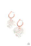 Paparazzi Jaw-Droppingly Jelly - Copper Earrings