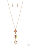 Paparazzi Divine Dazzle - Rose Gold Necklace