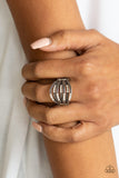 Paparazzi Securing My Finances White ring
