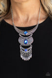 Paparazzi Lunar Enchantment - Blue Necklace Convention 2021