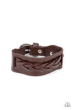 Paparazzi Practical Pioneer - Brown Urban Bracelet Convention 2021