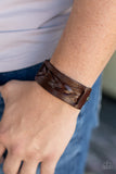 Paparazzi Practical Pioneer - Brown Urban Bracelet Convention 2021