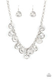 Paparazzi Spot On Sparkle - White Necklace Convention 2021
