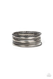 Paparazzi Circlet Circus - Multi Black Bracelet