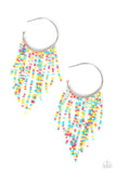 Paparazzi Saguaro Breeze - Multi Seed Bead Earrings
