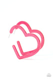 Paparazzi Heart-Throbbing Twinkle - Pink Earrings
