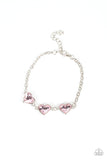 Paparazzi Little Heartbreaker - Pink Heart Bracelet
