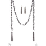 SCARFed for Attention - Gunmetal - The Jewelry Box Collection 