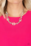 Paparazzi Prismatic Magic - Multi Iridescent Necklace