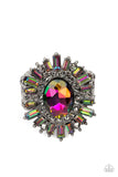 Paparazzi Astral Attitude - Multi Oil Spill Ring