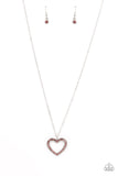 Paparazzi Dainty Darling - Pink Necklce