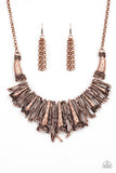 Paparazzi In The MANE-stream - Copper Necklace - The Jewelry Box Collection 