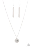 Paparazzi Worlds Best Grandma - Silver Necklace and Matching Earrings