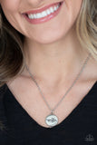 Paparazzi Worlds Best Grandma - Silver Necklace and Matching Earrings