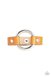 Paparazzi Rustic Rodeo - Yellow Bracelet - The Jewelry Box Collection 