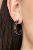 Paparazzi Bursting With Brilliance - Mult Hoop Earring