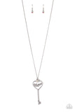 Paparazzi The Key to Moms Heart - Multi Necklace and Matching Earrings